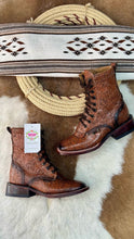 Cargar imagen en el visor de la galería, Shedron Doble Lacer - Leather Double Tooled Boots PREORDER