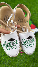 Cargar imagen en el visor de la galería, Senior 2026 - Black and Green Leather Lace Up
