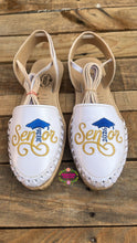 Cargar imagen en el visor de la galería, Gold Senior Blue- Lace up