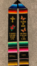 Cargar imagen en el visor de la galería, 2025* Le Agradezco - Cross Graduation Stole Sarape Sash SOLD OUT