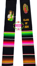 Cargar imagen en el visor de la galería, 2025* Virgen and San Judas Graduation Stole Sarape Sash SOLD OUT