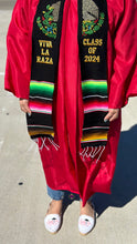 Cargar imagen en el visor de la galería, 2026 Aguila Viva la Raza Graduation Stole Sarape Sash - IN STOCK