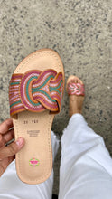 Cargar imagen en el visor de la galería, Single Brown Sequin Sandals