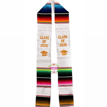 Cargar imagen en el visor de la galería, 2025* White Stole Sarape Sash - SOLD OUT
