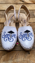 Cargar imagen en el visor de la galería, Blue Senior Black - Lace up Huaraches