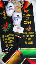Cargar imagen en el visor de la galería, 2025* Le Agradezco - Cross Graduation Stole Sarape Sash SOLD OUT