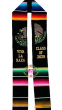 Cargar imagen en el visor de la galería, 25 * Aguila Viva la Raza Graduation Stole Sarape Sash - SOLD OUT