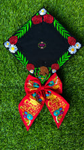 Cargar imagen en el visor de la galería, Mexico Eagle Embroidered graduation cap topper (w/o button) IN STOCK