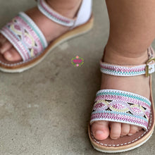 Cargar imagen en el visor de la galería, Buckle Sequin Sandal mommy and me