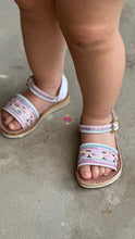 Cargar imagen en el visor de la galería, Buckle Sequin Sandal mommy and me