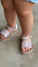 Cargar imagen en el visor de la galería, Buckle Sequin Sandal mommy and me