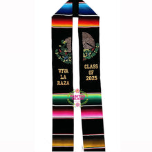 Cargar imagen en el visor de la galería, 2026 Aguila Viva la Raza Graduation Stole Sarape Sash - IN STOCK