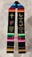 Cargar imagen en el visor de la galería, 2026 Le Agradezco - Cross Graduation Stole Sarape Sash PREORDER