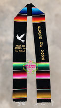 Cargar imagen en el visor de la galería, *2026* Dove - Angel Graduation stole Sarape Sash IN STOCK