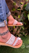 Cargar imagen en el visor de la galería, Sequin Cross Toe Sandals PREORDER