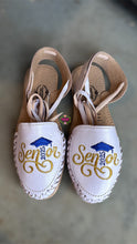Cargar imagen en el visor de la galería, Gold Senior Blue- Lace up
