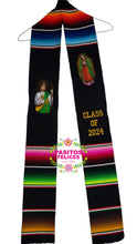 Cargar imagen en el visor de la galería, 2025* Virgen and San Judas Graduation Stole Sarape Sash SOLD OUT