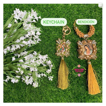 Cargar imagen en el visor de la galería, San Judas con Virgencita - St Jude and Virgin Mary Keychain and Car Blessing