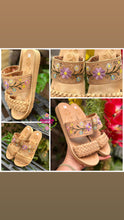 Cargar imagen en el visor de la galería, Evanya- Purple Embroidered Economic Sandal