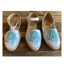 Cargar imagen en el visor de la galería, Mis Quince - Embroidered Light Blue Sweet 15 Lace Up