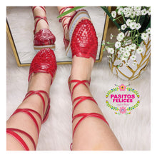 Cargar imagen en el visor de la galería, Tan multi Platform Lace Up