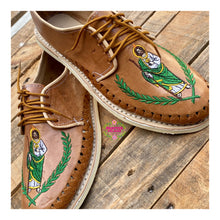 Cargar imagen en el visor de la galería, San Judas - Men St Jude Embroidered Huaraches