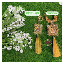 Cargar imagen en el visor de la galería, San Miguel Arcángel con Virgencita - Keychains