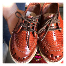 Cargar imagen en el visor de la galería, Catrin - Baby Boy Leather Huaraches