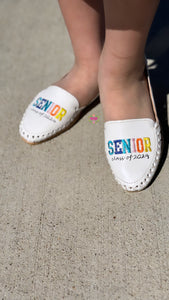 White Senior 2024 - Colorful Regular Flat