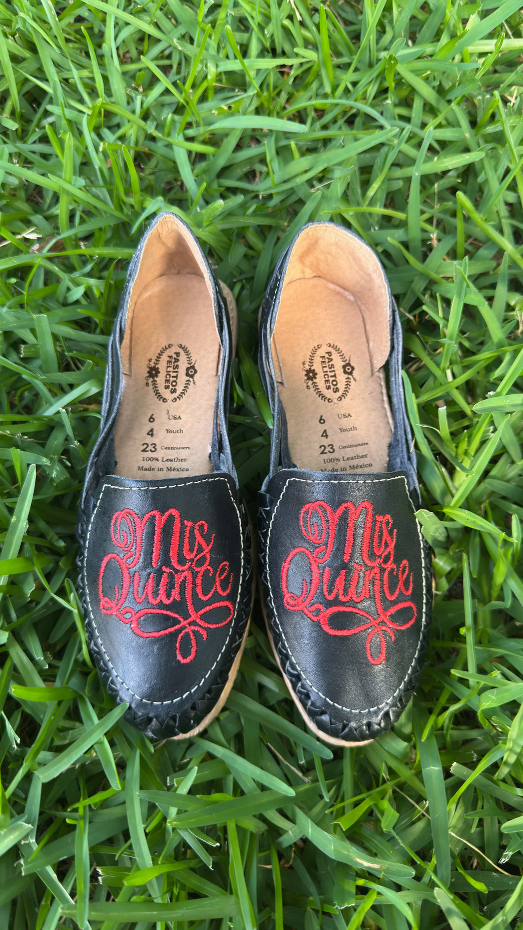 Red Mis Quince - Black Flats