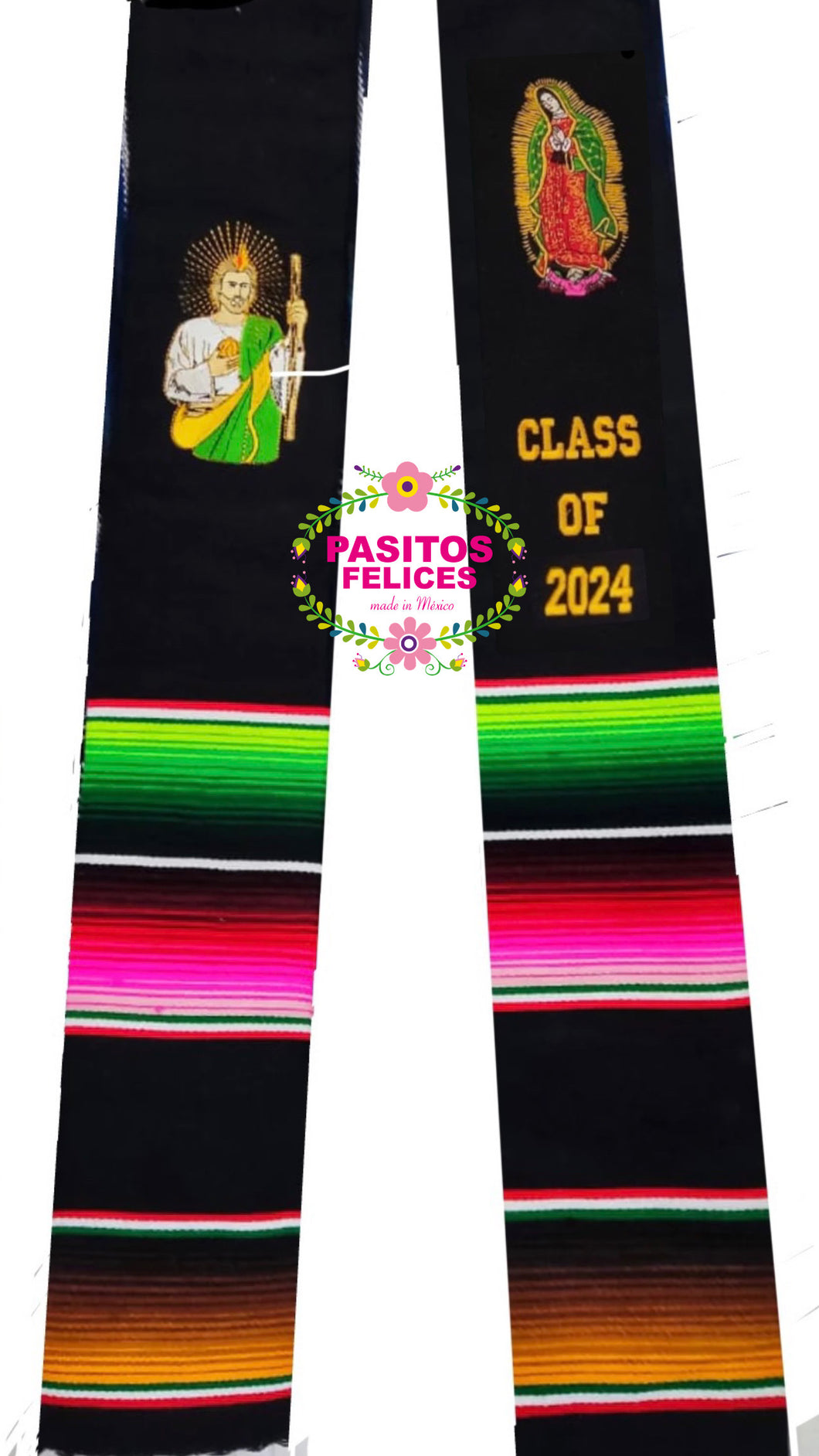 2025* Virgen and San Judas Graduation Stole PREORDER