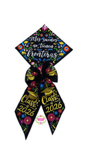 Cargar imagen en el visor de la galería, Fronteras - Embroidered graduation cap topper
