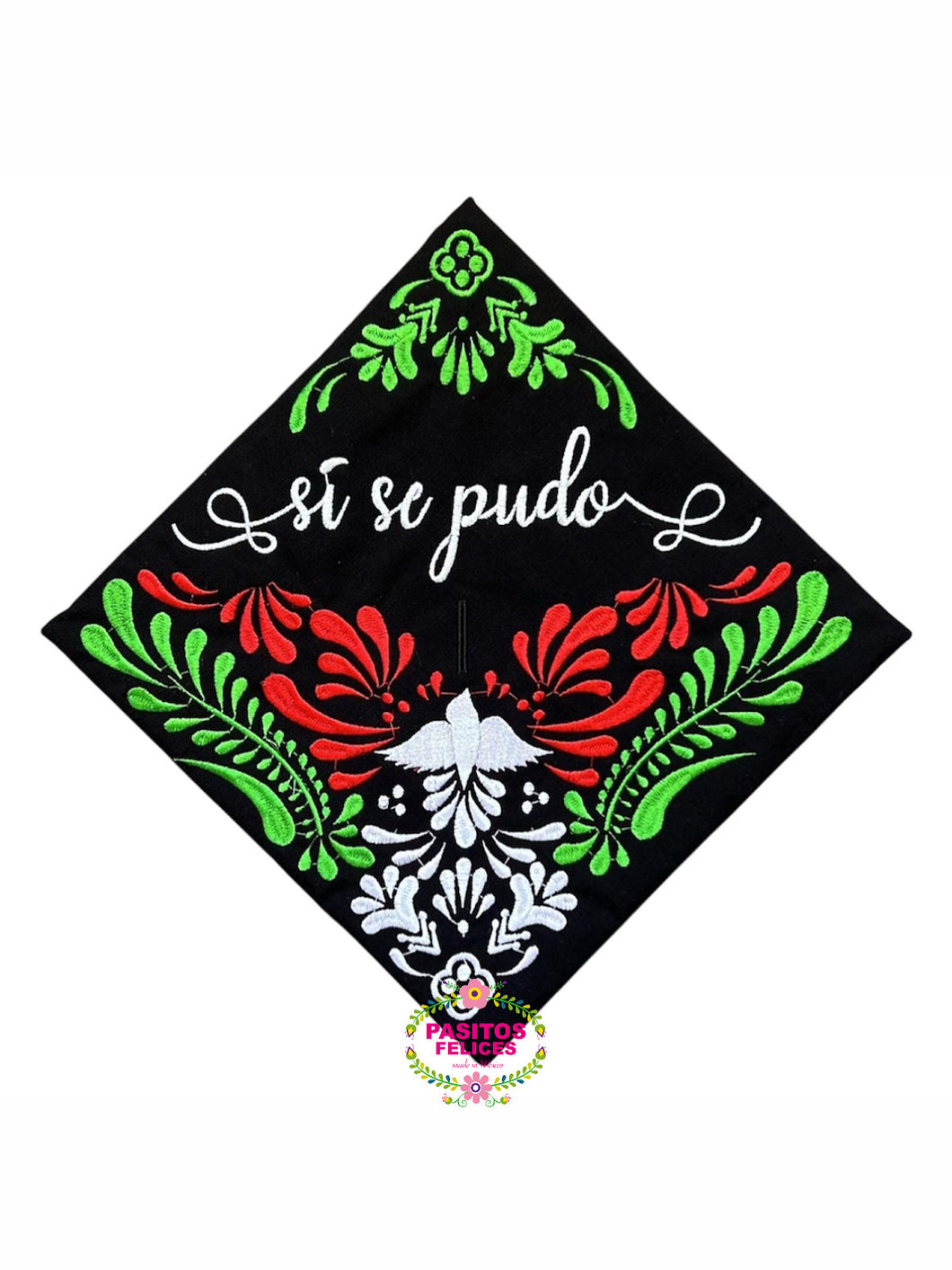 Si Se Pudo - Embroidered graduation cap topper