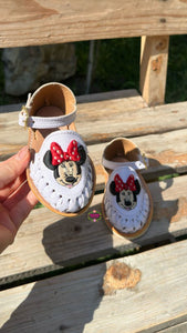 Minnie White Buckle PREORDER