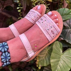 Sequin Buckle Sandals PREORDER