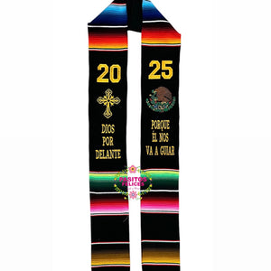 Dios por delante Black Stole IN STOCK