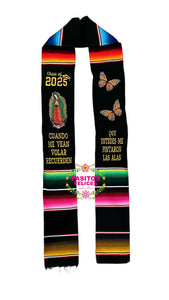 2025* Alas - Wings Black Graduation stole IN STOCK