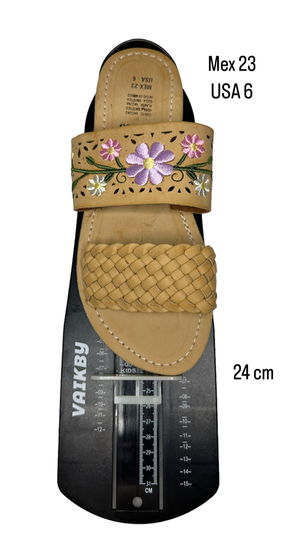 Evanya- Purple Embroidered Economic Sandal