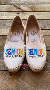 Natural Senior 2024 - Embroidered Colorful Leather Flats