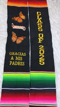 Cargar imagen en el visor de la galería, 2025* Michoacán Gracias a mis padres - Thanks to my parents Graduation stole - IN STOCK
