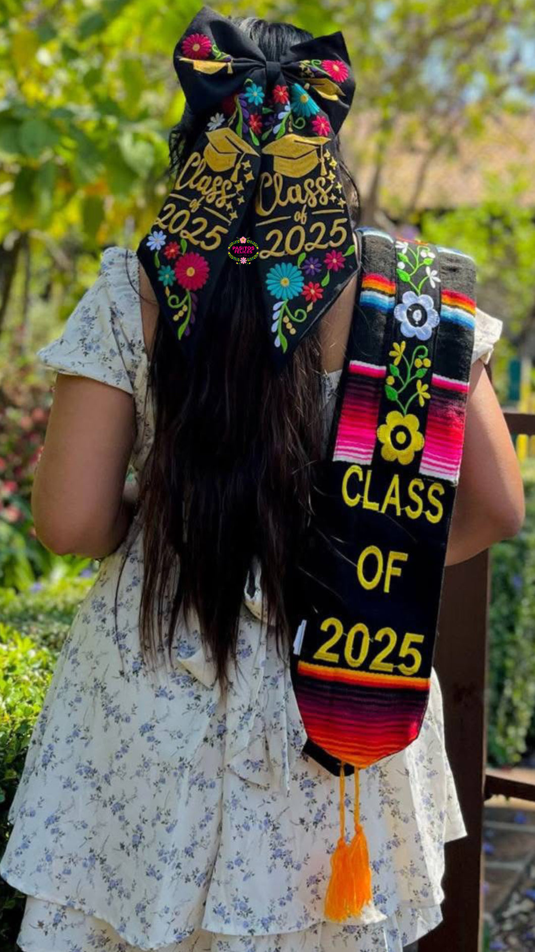 Embroidered Class of 25 Large Bows PREORDER