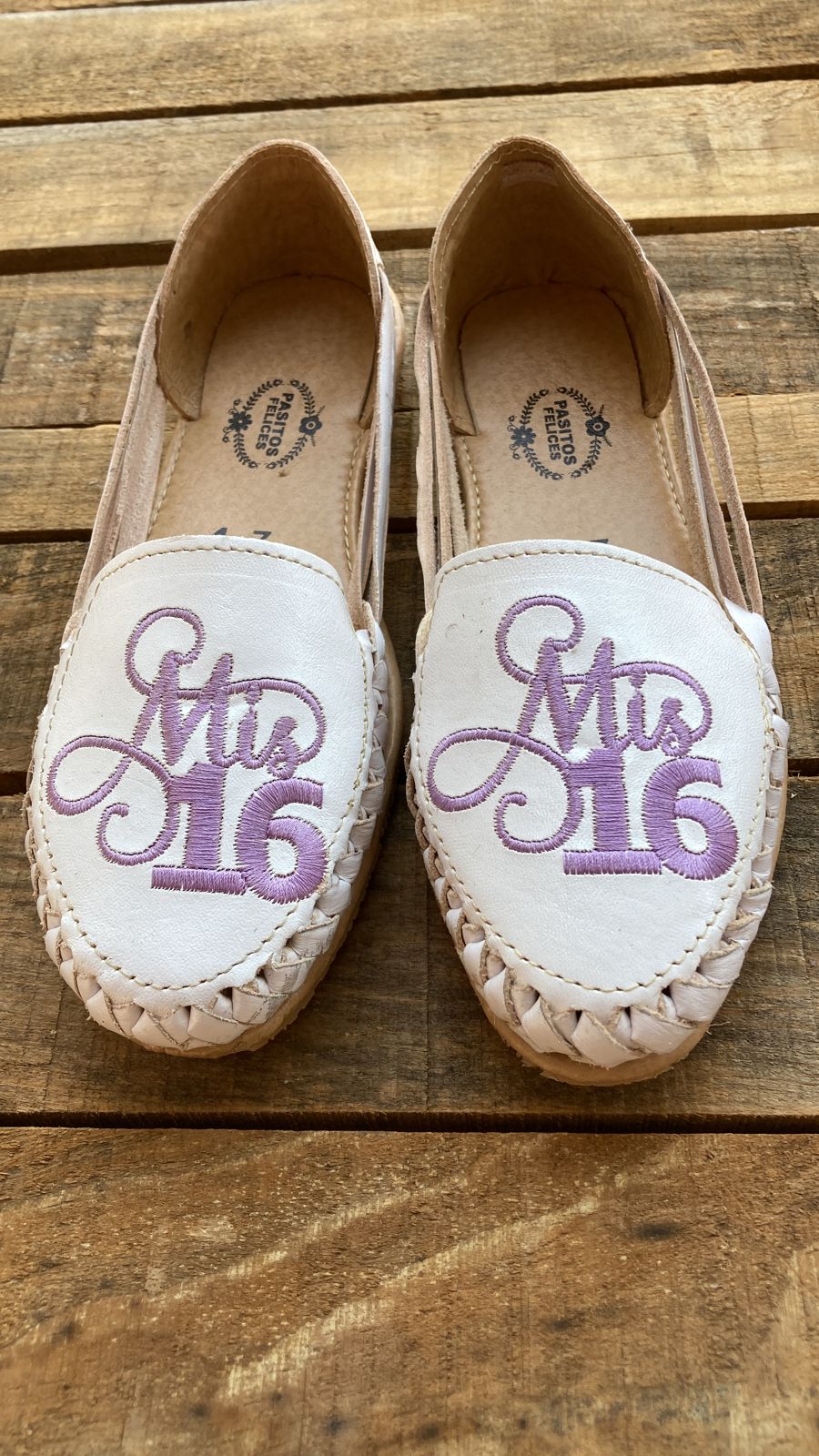 Mis 16 - Sweet 16 Lilac Leather Flats