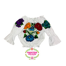 Cargar imagen en el visor de la galería, Floral sleeve off shoulder
