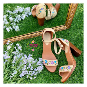 Primavera Heels - Cafe pastel