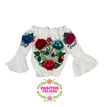 Cargar imagen en el visor de la galería, Floral sleeve off shoulder
