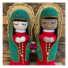 Cargar imagen en el visor de la galería, Crochet Virgencita - Virgin Mary Crochet
