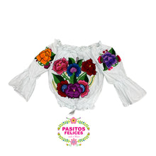 Cargar imagen en el visor de la galería, Floral sleeve off shoulder
