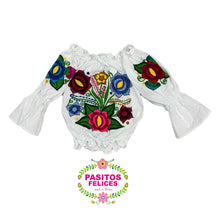 Cargar imagen en el visor de la galería, Floral sleeve off shoulder
