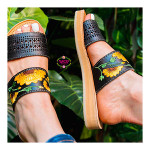 Sunflower Sandal - Black PREORDER