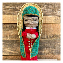 Cargar imagen en el visor de la galería, Crochet Virgencita - Virgin Mary Crochet
